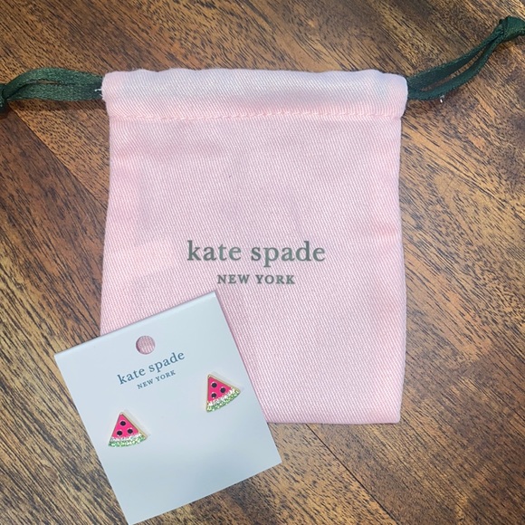 kate spade Jewelry - Kate Spade Watermelon stud earrings NWT